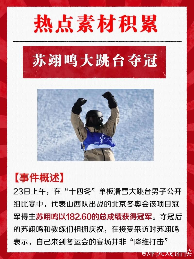 苏翊鸣难度动作创下吉尼斯纪录